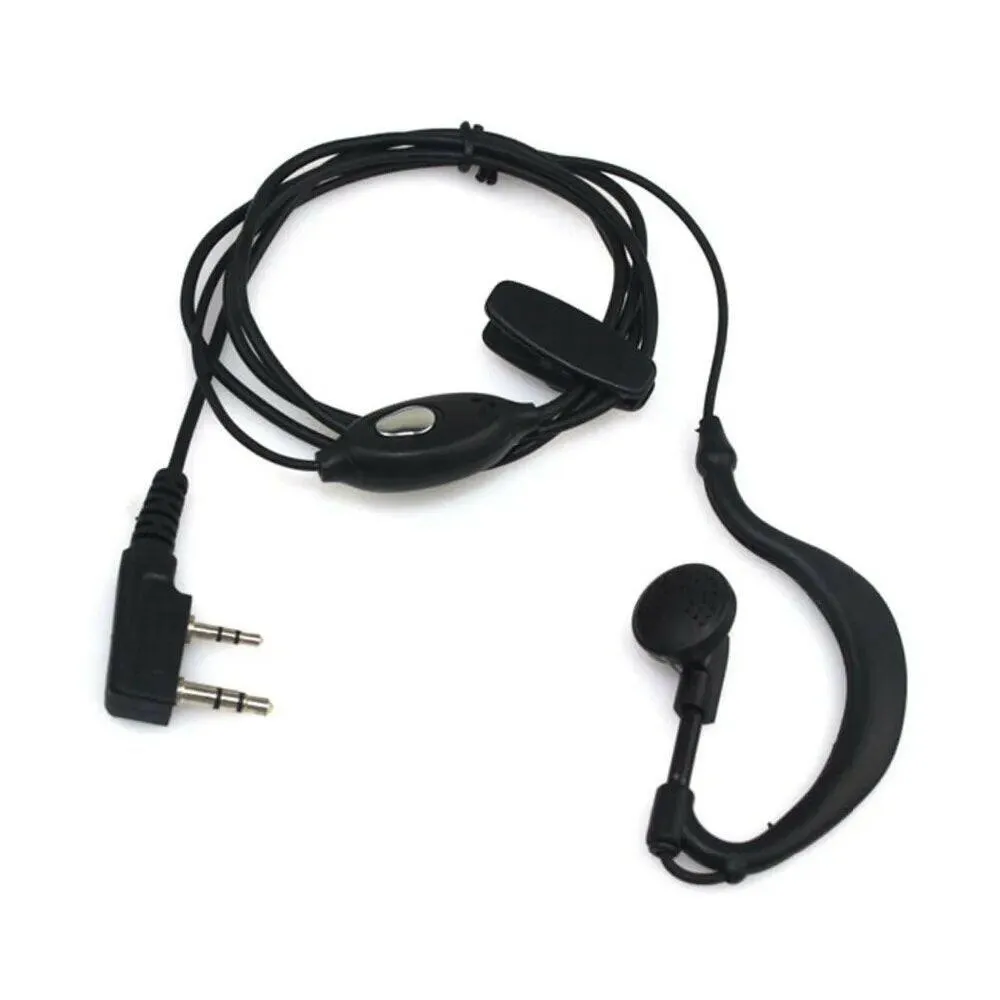 10pcs RETEVIS 2Pin Earpiece Walkie Talkie Headset For KENWOOD BAOFENG UV-5R BF-888S H777 RT7 For QUANSHENG for PUXING for TYT