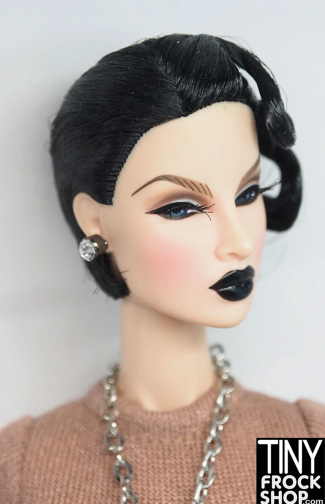 12" Fashion Doll Floating Heart with Rhinestones and Stud Earrings Set by Pam Maness