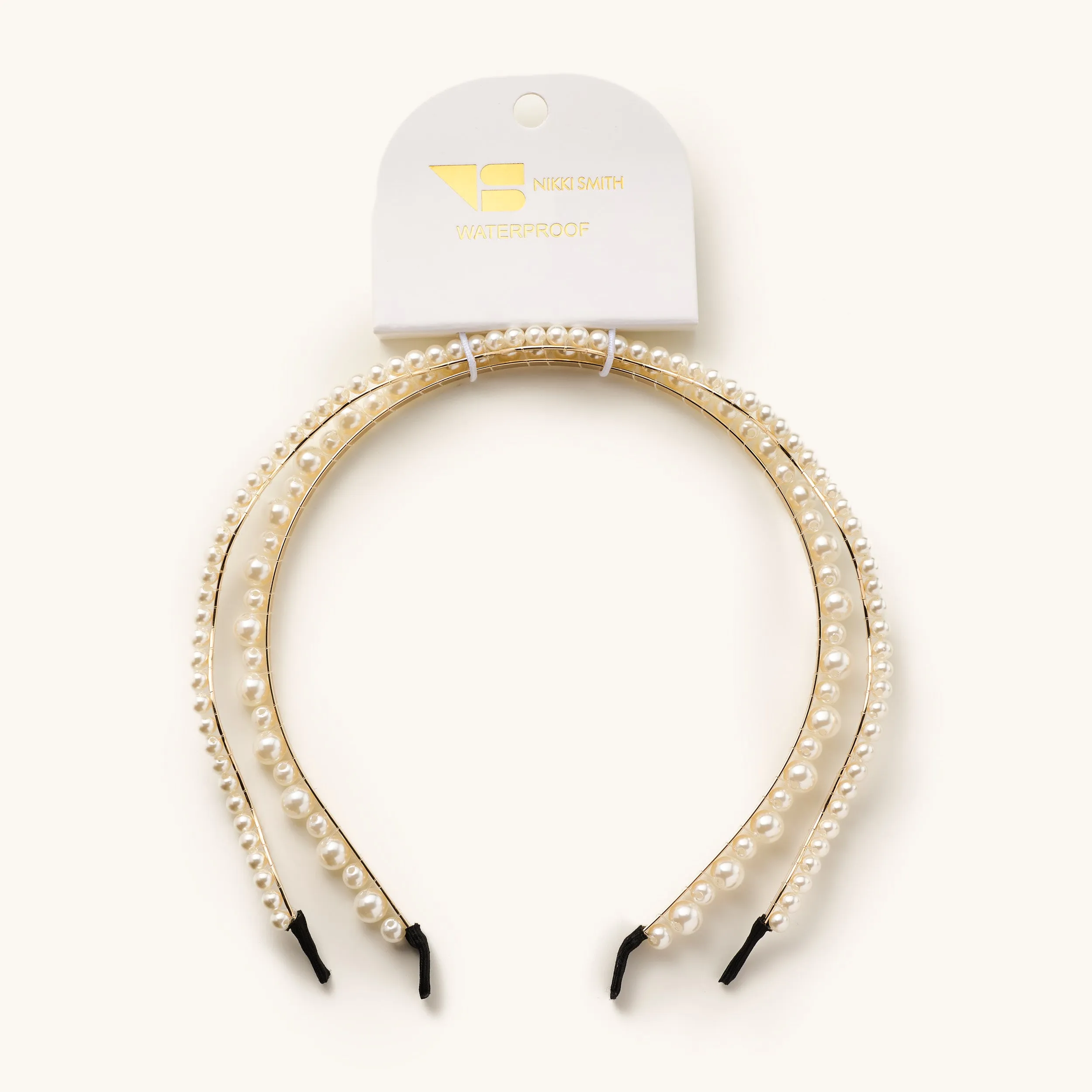 2 Pack Pearl Waves Headbands