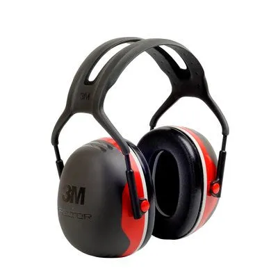 3M Peltor Over-the-Head Earmuffs X3A, 28 dB NRR, Case/10