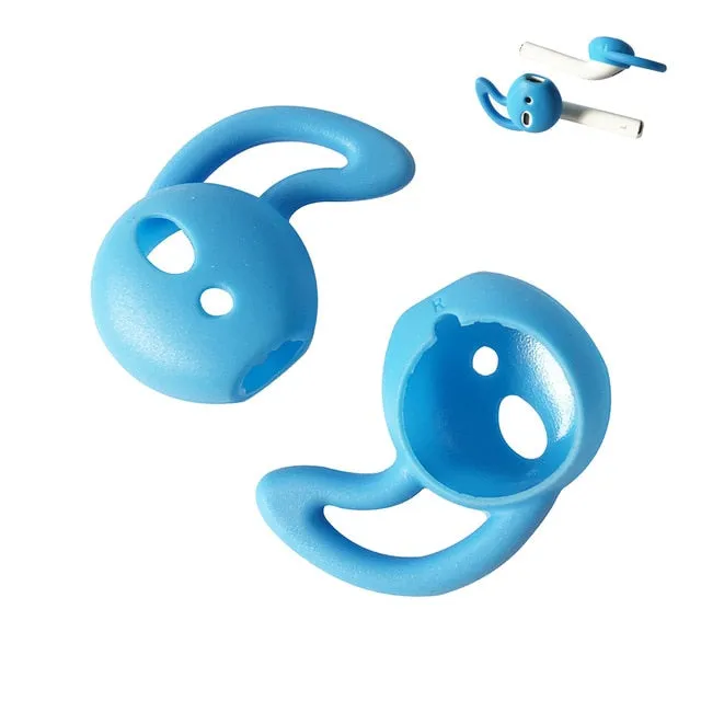 A Pair Shockproof Soft Silicone Earbuds Case