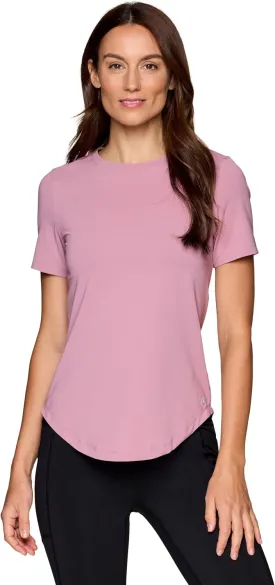 Avalanche Short Sleeve Sun Shirt with Zipper Pocket for Women, Lightweight Quick Dry Mesh T-Shirt with UPF 50  Protection