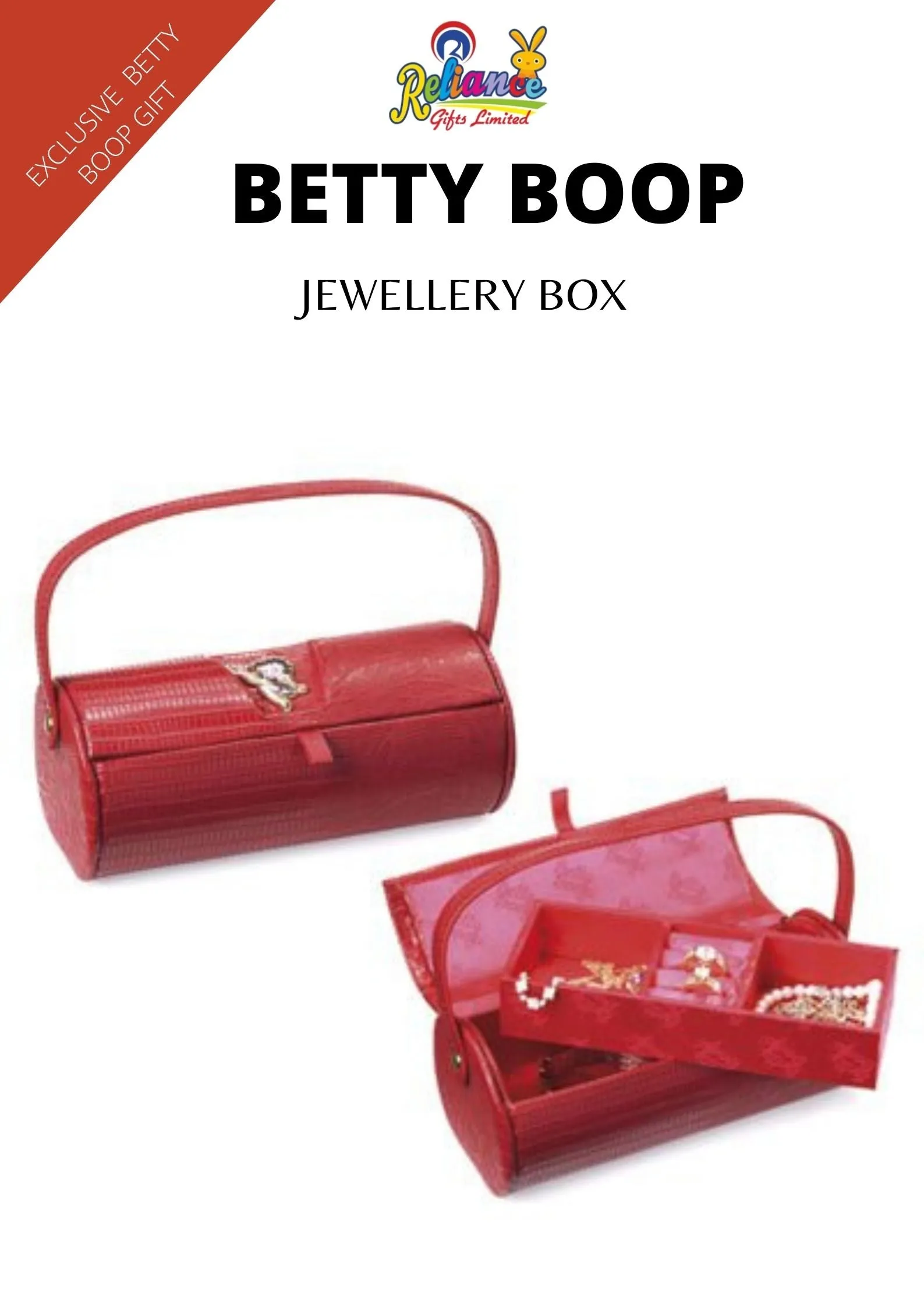 Betty Boop Classic Red 'Rachel' Jewellery Box