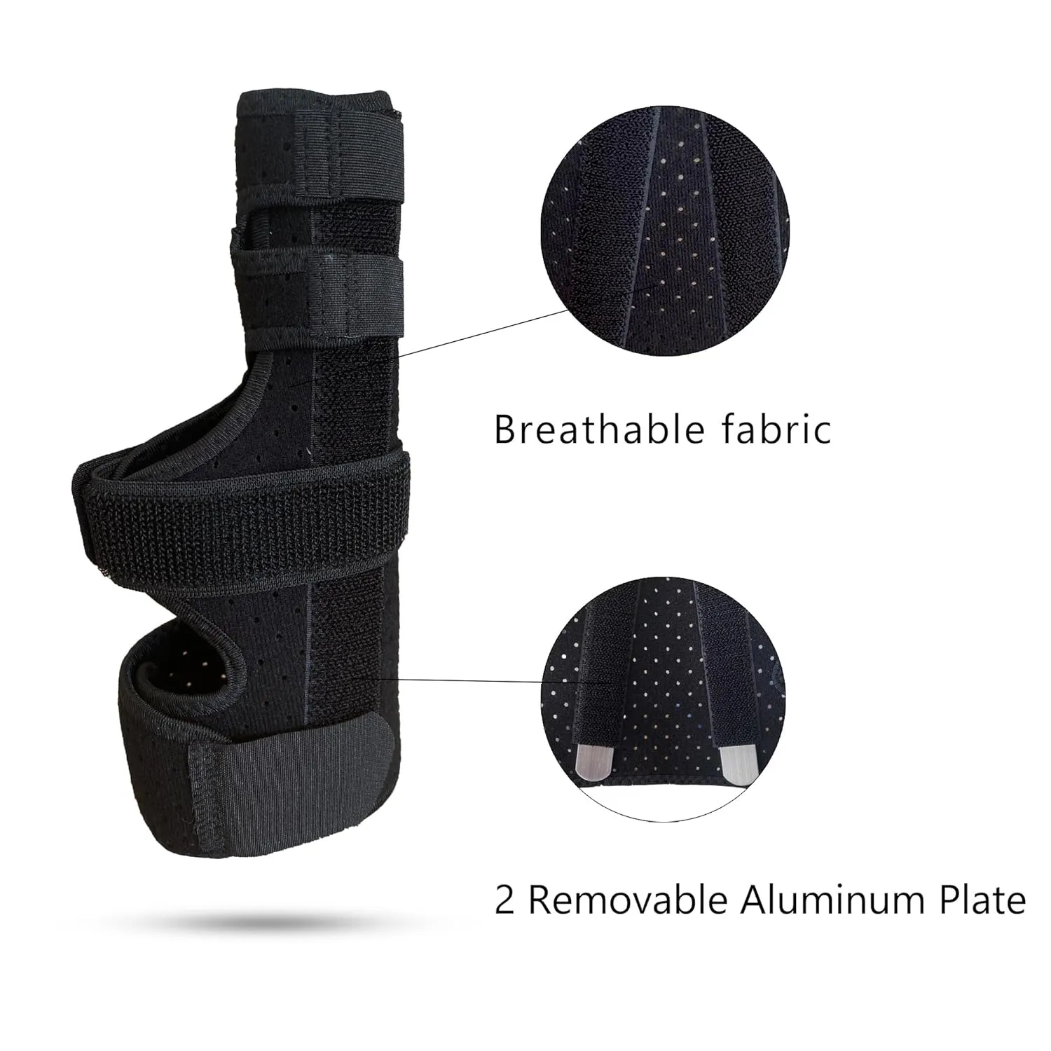 Boxer Break Metacarpal Splint Brace - 4th or 5th Finger Splint Support (Small)
