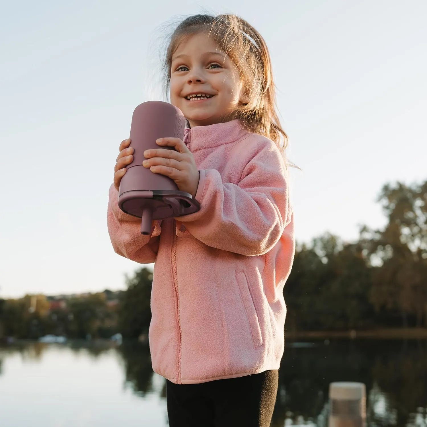 BrMate Leap 12oz 100% Leakproof Kids Tumbler with Handle and Silicone Soft Straw | Drop Resistant Silicone Sleeve | For Kids 4  | Insulated Stainless Steel | Cup Holder Friendly | 12oz (Princess)