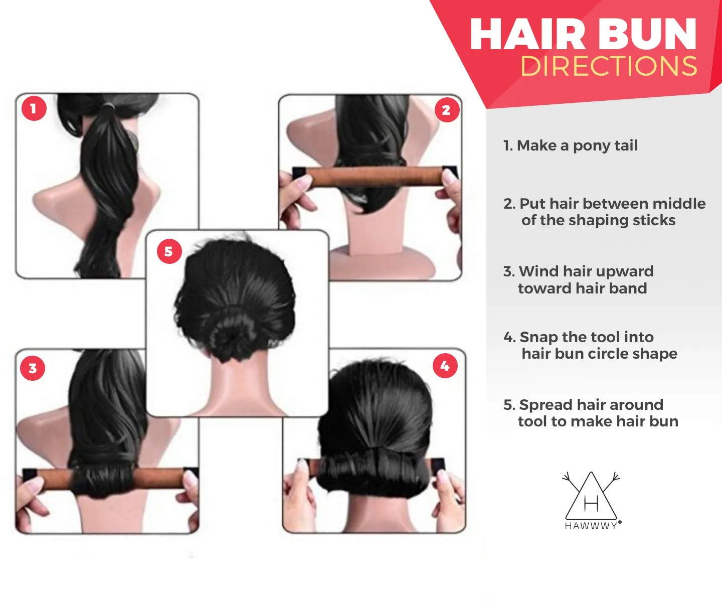 Bun Maker For Hair - Hair Twister, Bun m