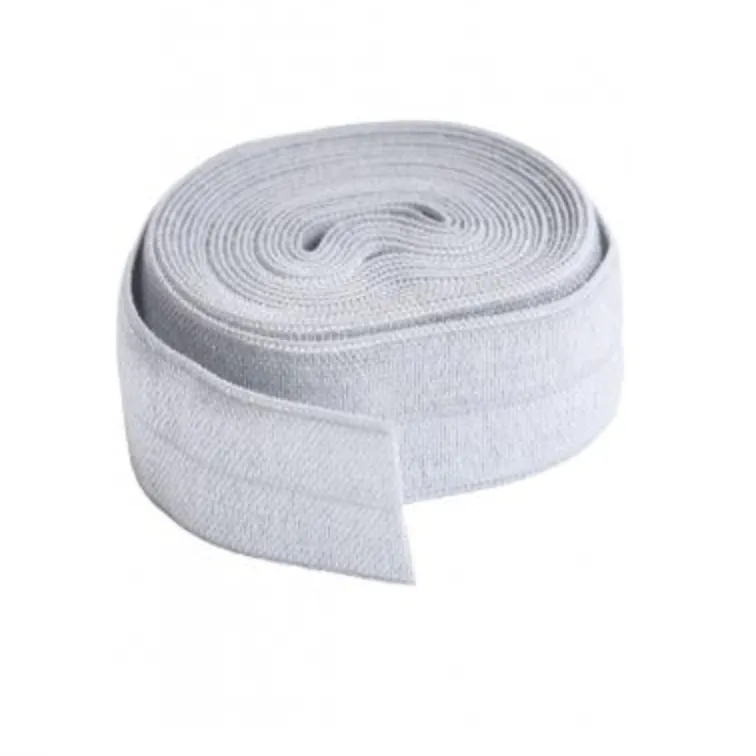 ByAnnie's 3/4" Fold-Over Elastic 2 Yard Package Pewter