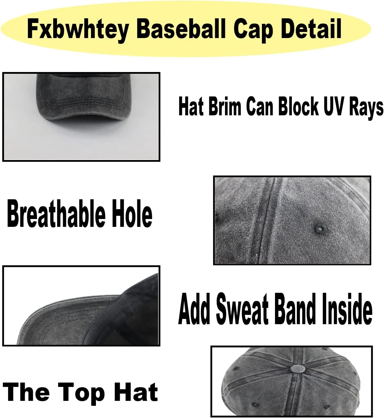 Chemo Hair Don't Care Baseball Cap for Men Women, Adjustable Washed Cotton 3D Embroidered Pink Ribbon Hat