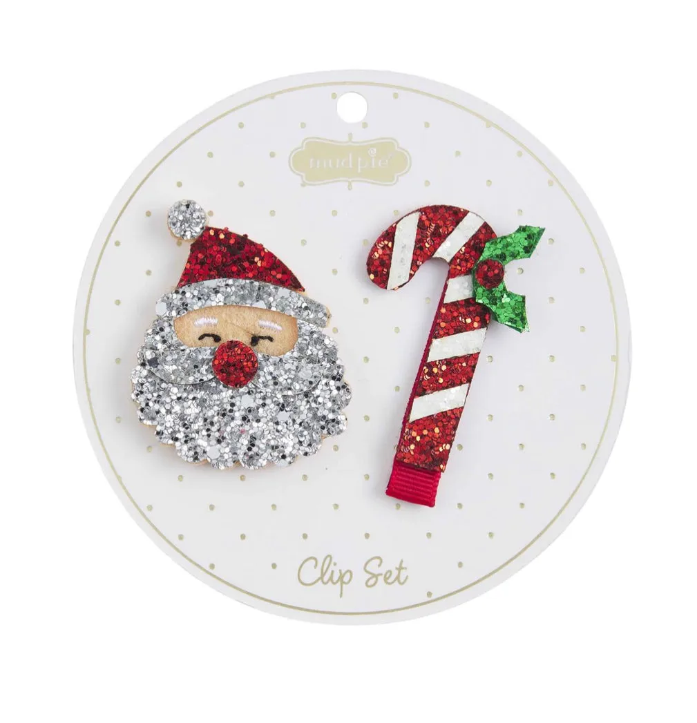 Christmas Hair Clip Set - Select Style