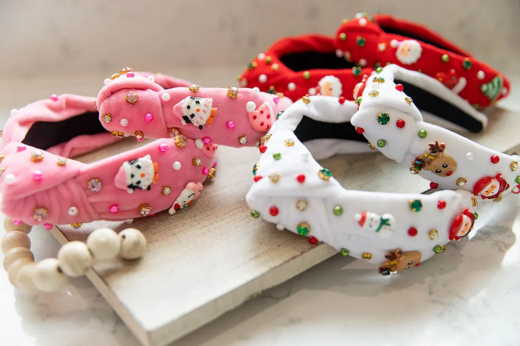 Christmas Velvet Knotted Headbands