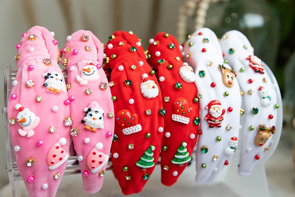 Christmas Velvet Knotted Headbands