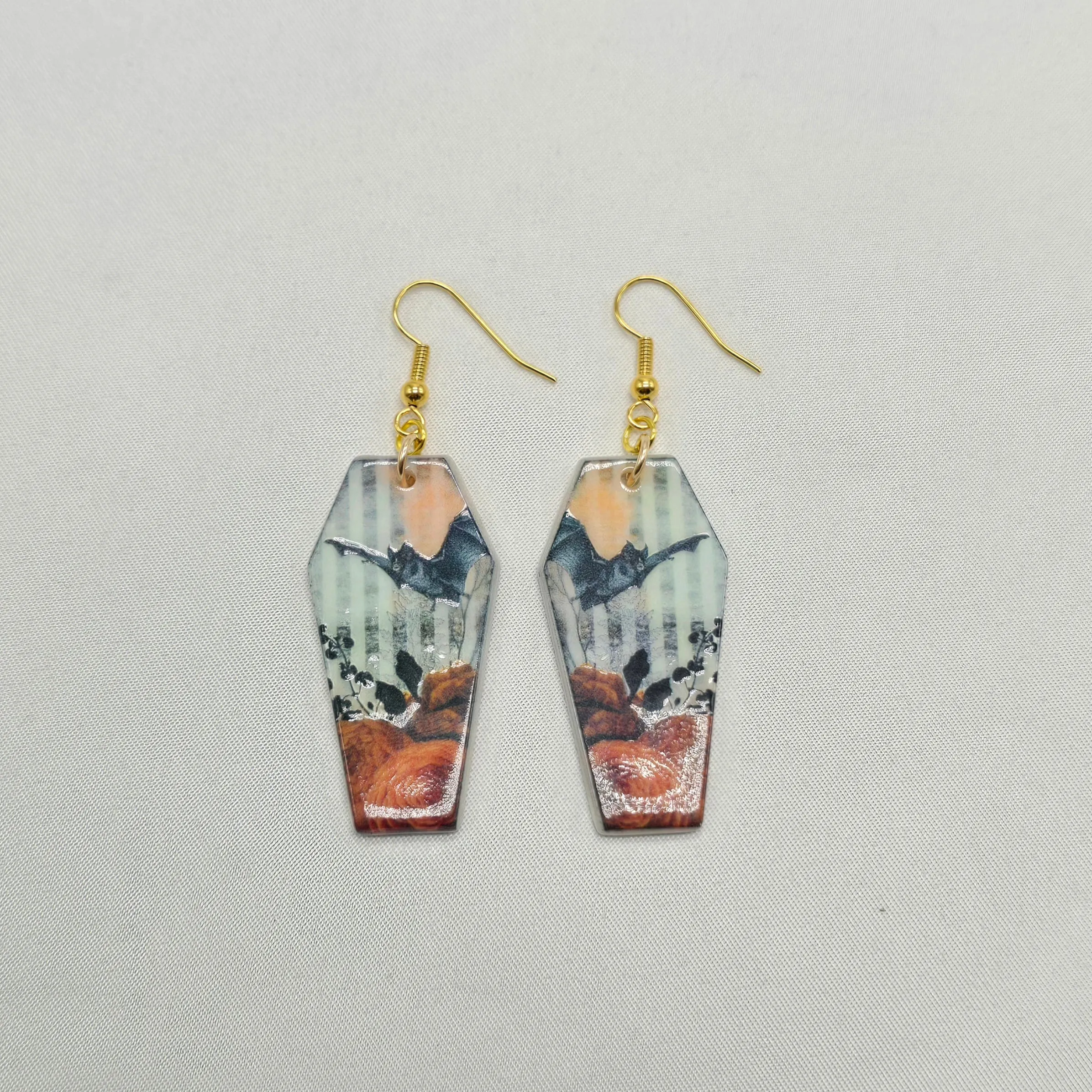 Coffin Earrings