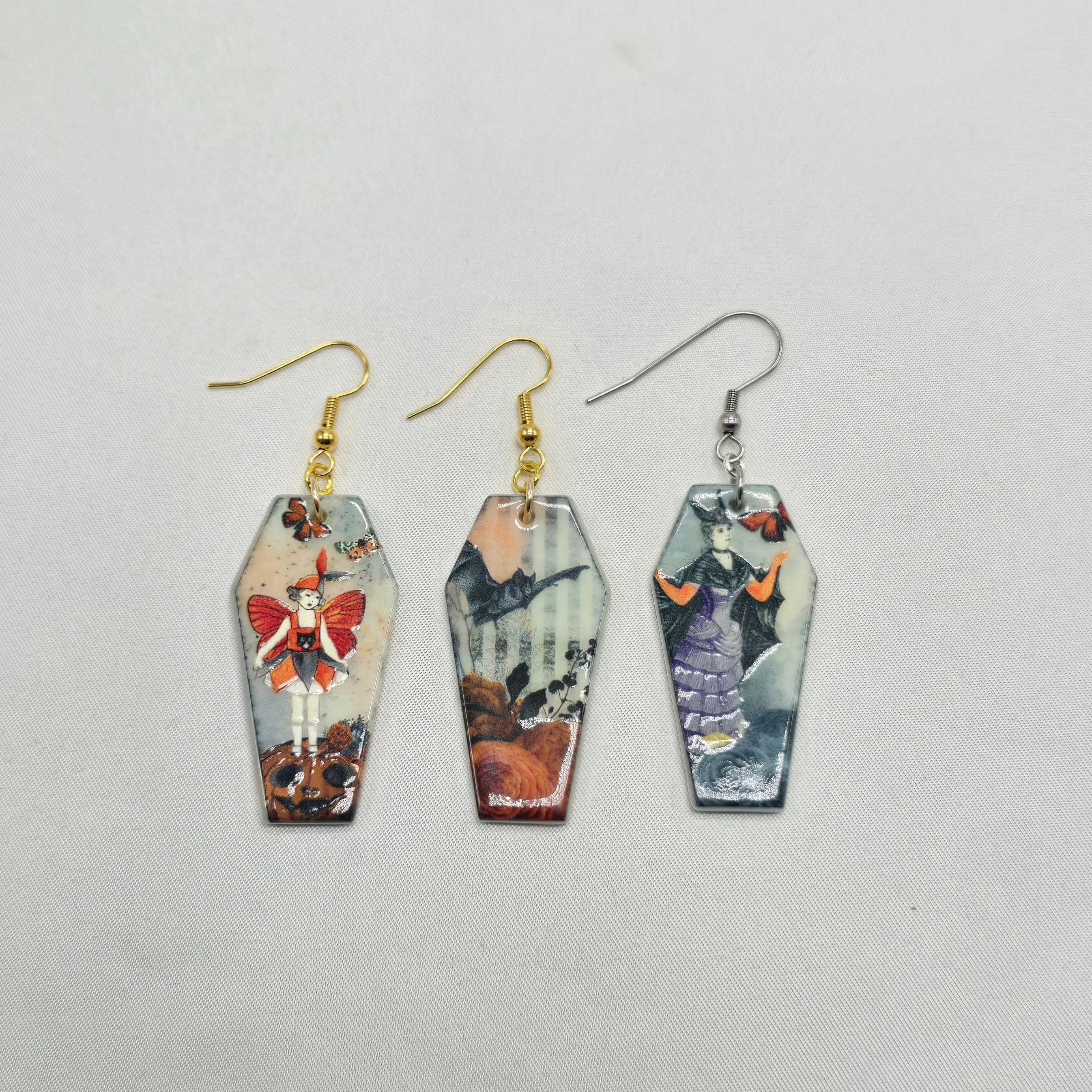 Coffin Earrings