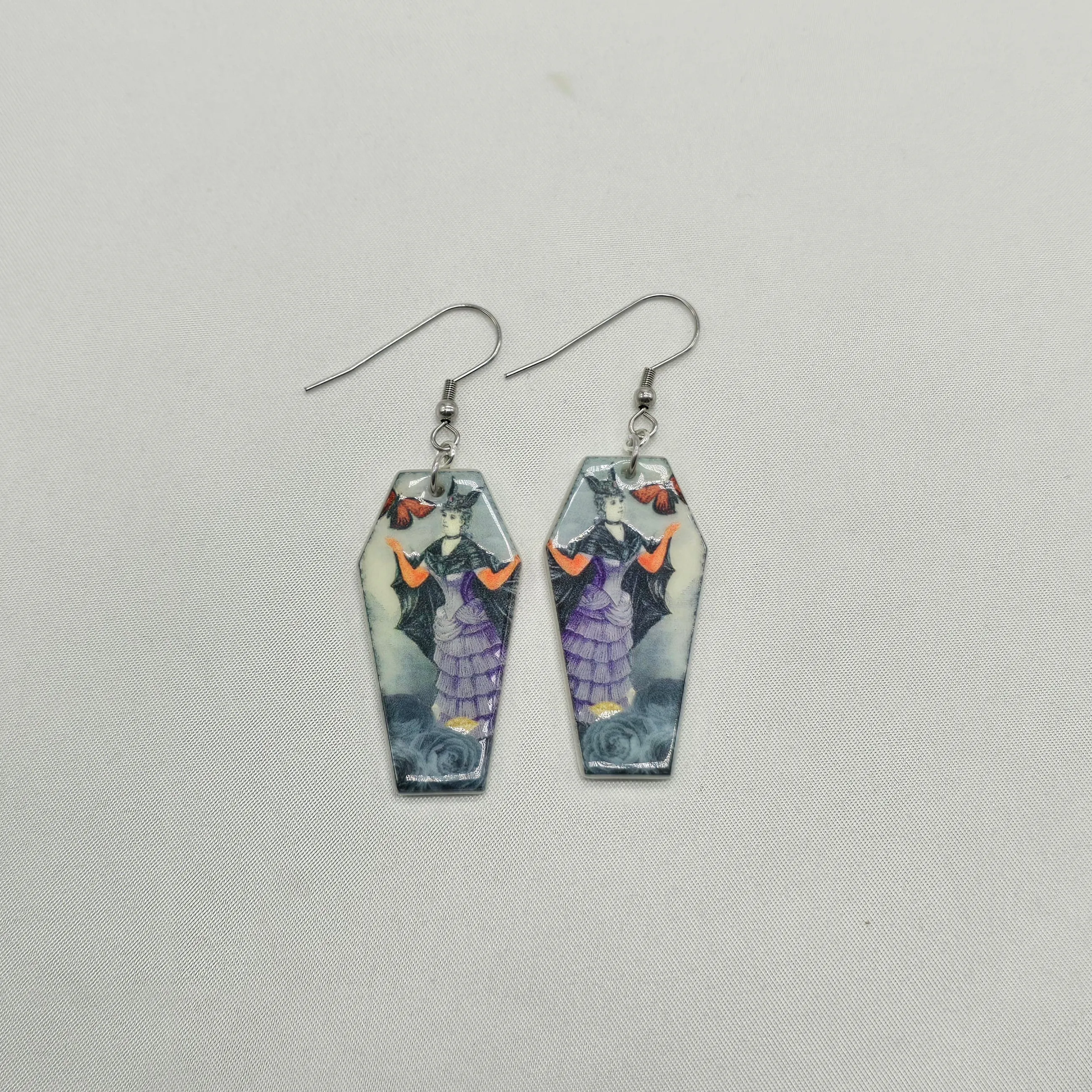 Coffin Earrings