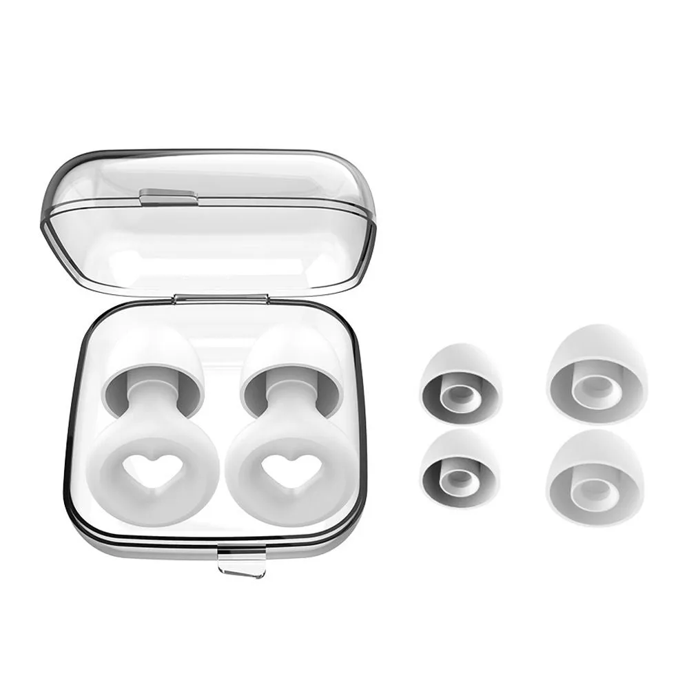 Earplug Sleep Quiet Noise Reduction Super Soft Flexible Silicone