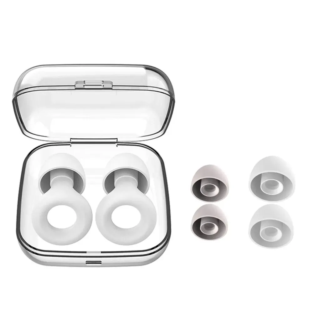 Earplug Sleep Quiet Noise Reduction Super Soft Flexible Silicone