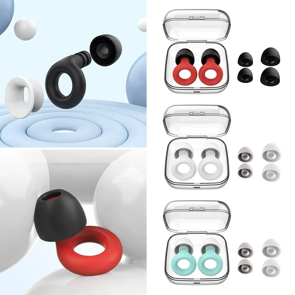 Earplug Sleep Quiet Noise Reduction Super Soft Flexible Silicone