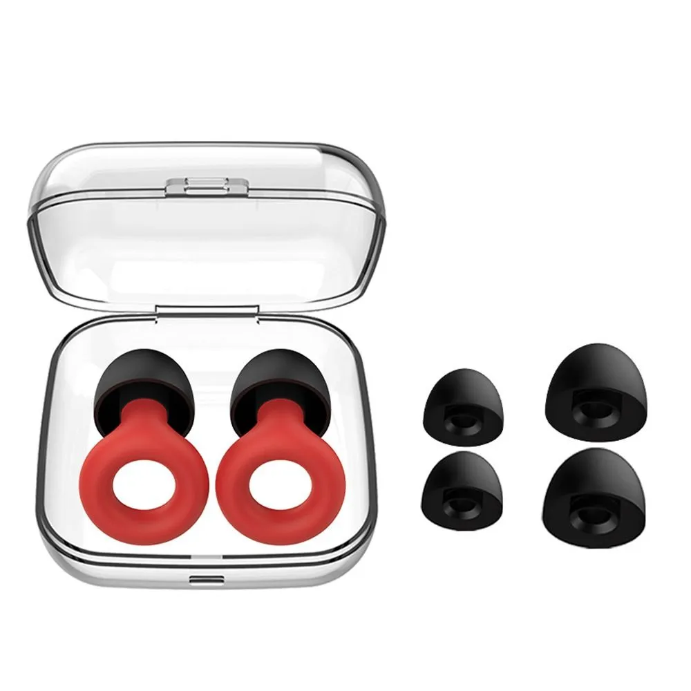 Earplug Sleep Quiet Noise Reduction Super Soft Flexible Silicone