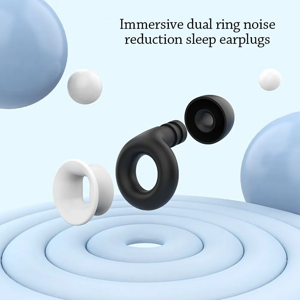Earplug Sleep Quiet Noise Reduction Super Soft Flexible Silicone