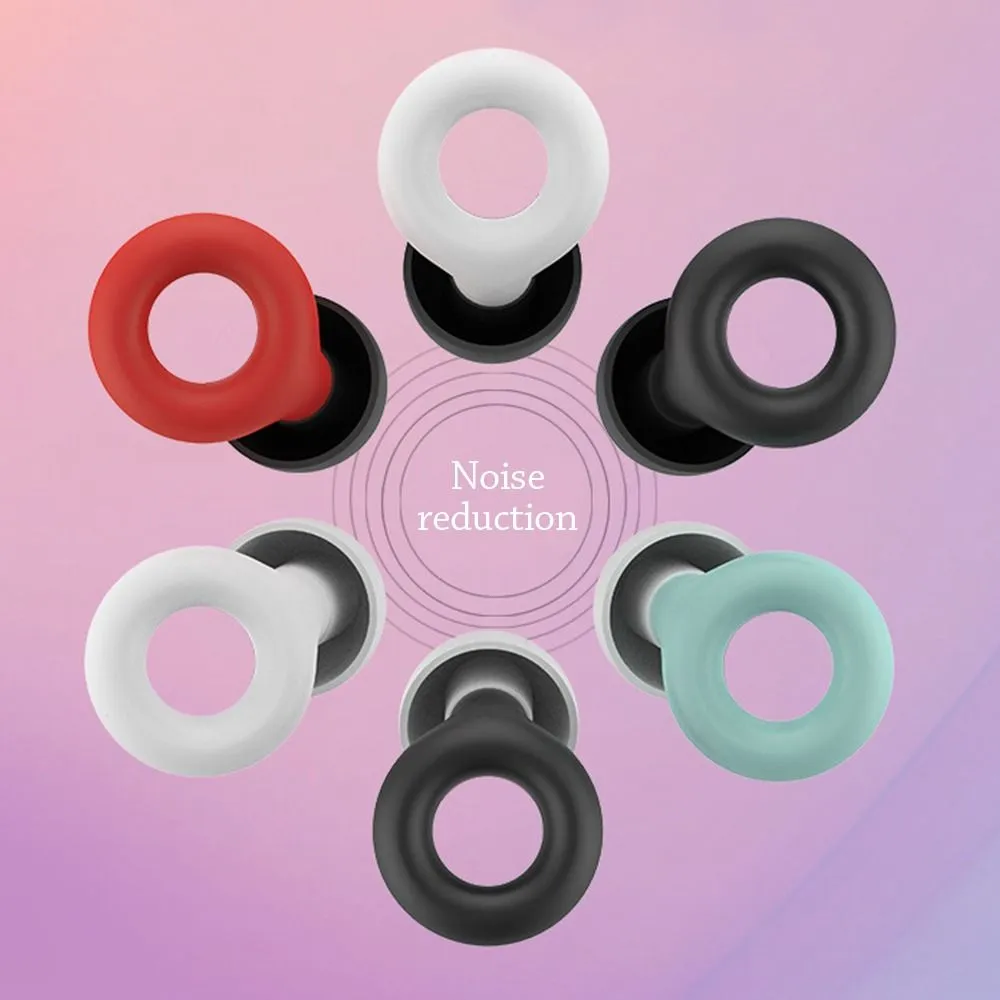 Earplug Sleep Quiet Noise Reduction Super Soft Flexible Silicone