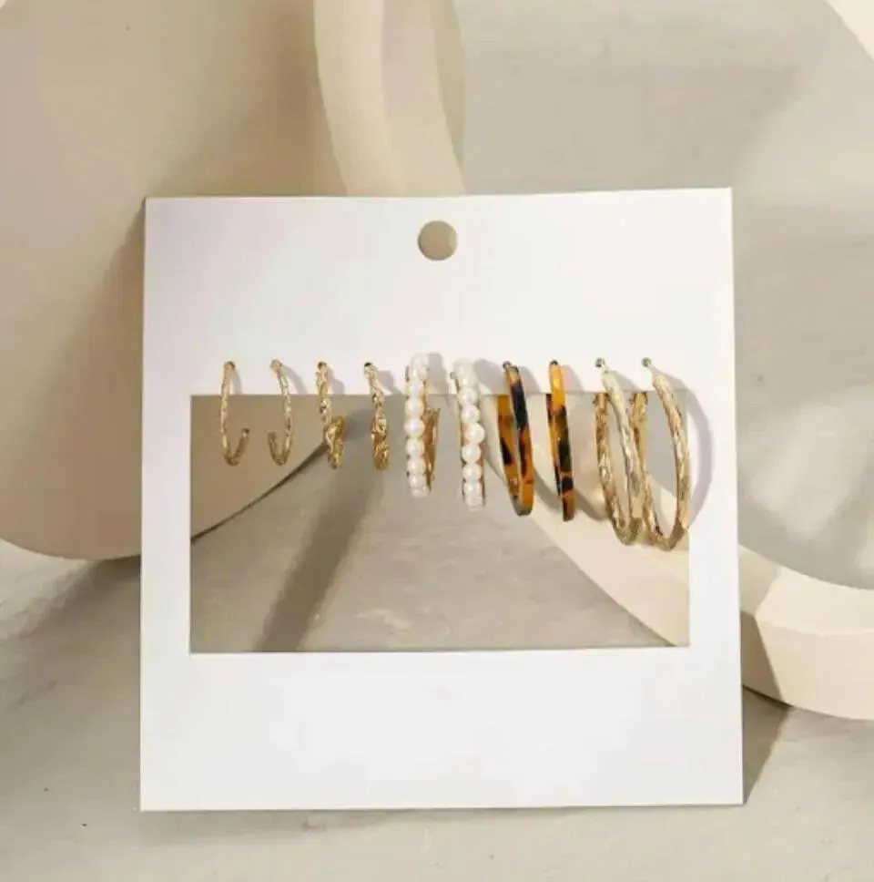 Earring Alloy Hoop Earring