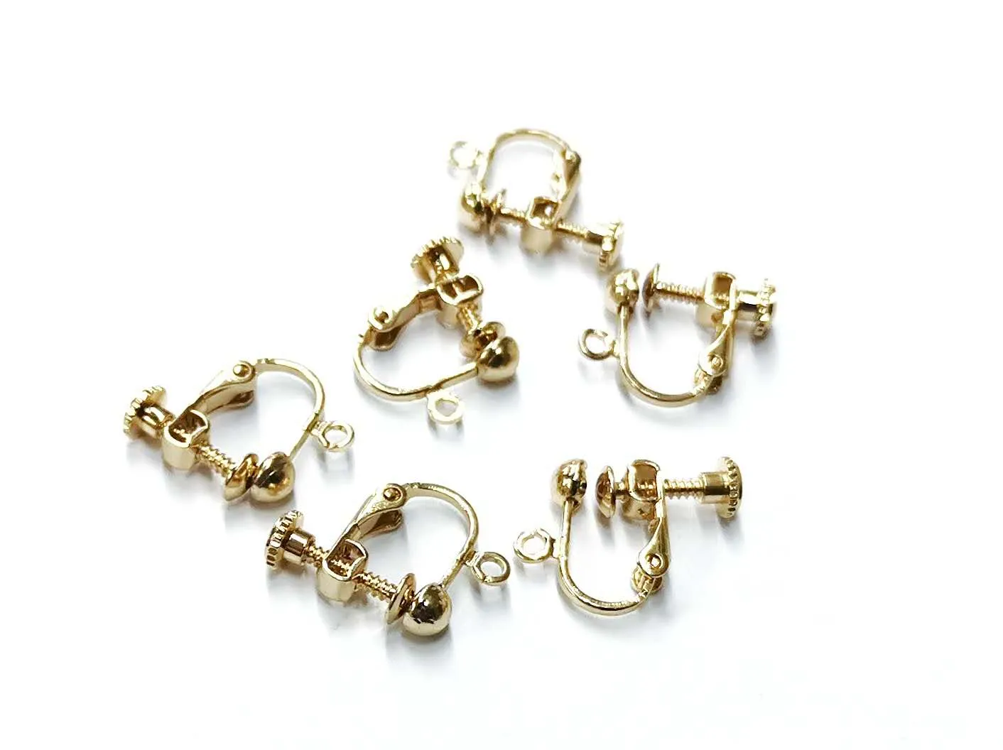 Earring, Clip On Earrings, Screw back clips, Price Per 3 Pairs | 耳夾, 擰螺絲, 3對