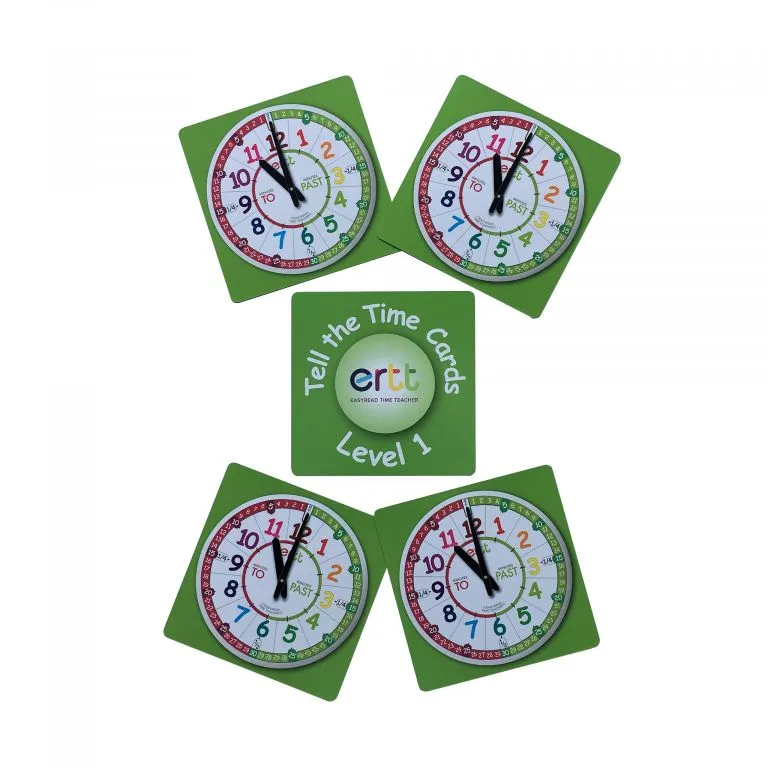 Easy Read Time Teacher - Game Cards
