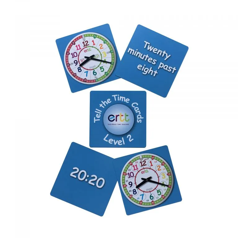 Easy Read Time Teacher - Game Cards