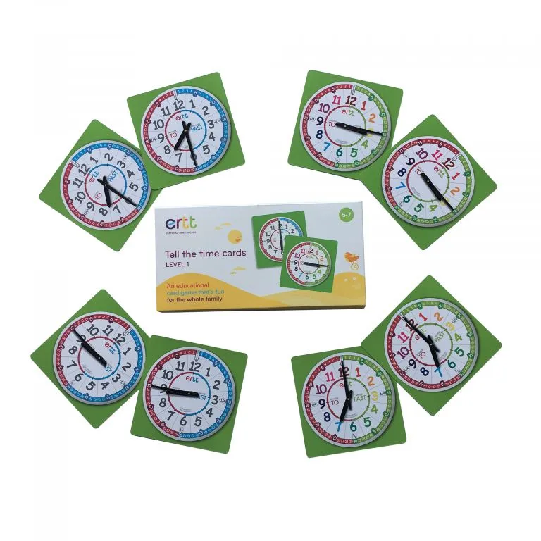 Easy Read Time Teacher - Game Cards
