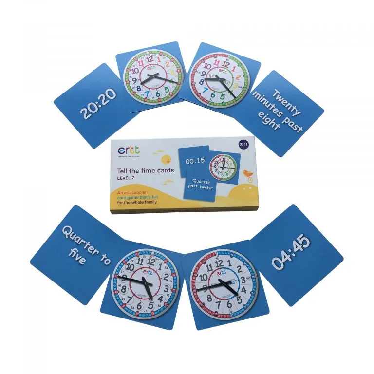 Easy Read Time Teacher - Game Cards