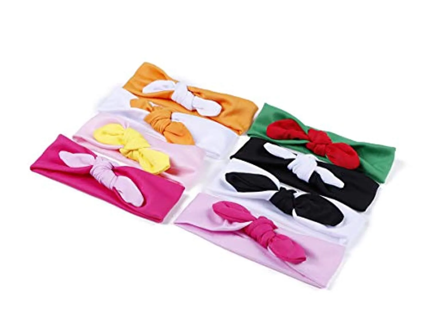 Electomania Baby Girl's 8-in-1 Hair Bands Set (Random Colour)
