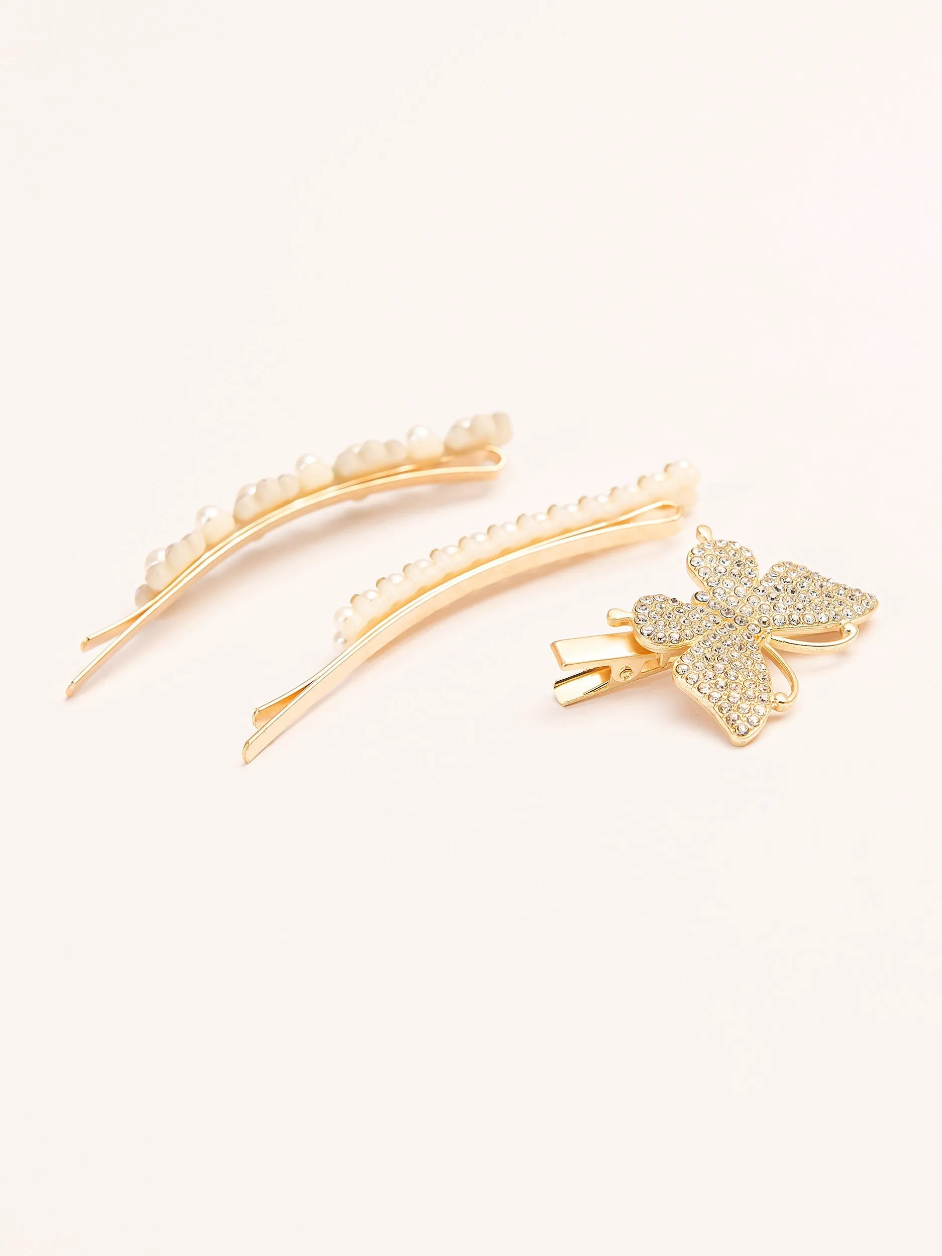 Embellished Snap Clip Set