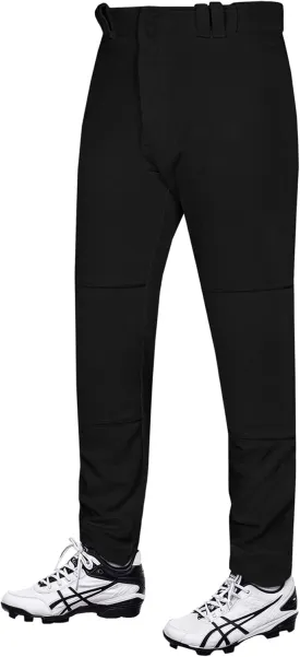 Full Length Men's Baseball Pants, Open Bottom, Loose Fit Adult Baseball Pants with Adjustable Length