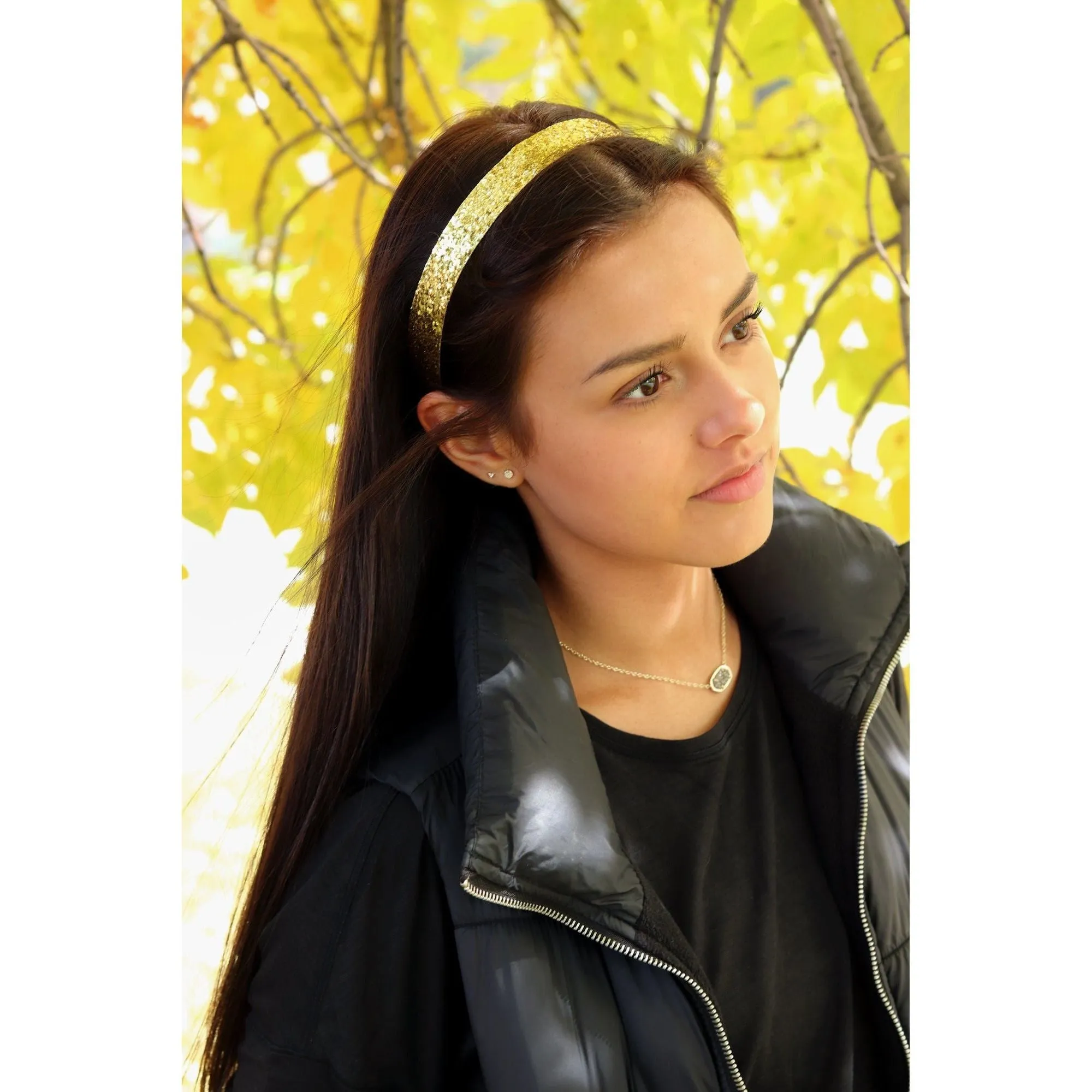 Green Glitter Headband