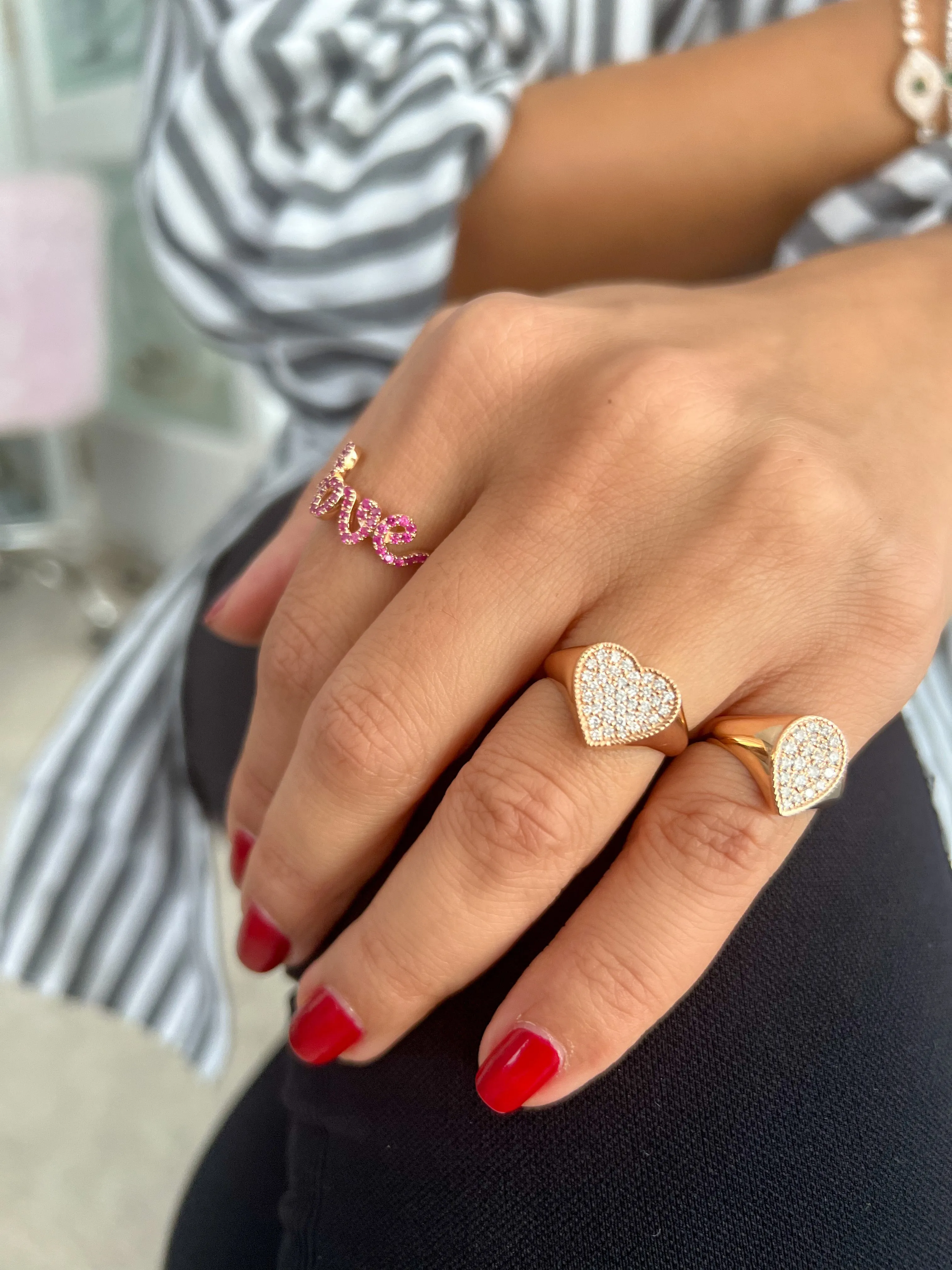 Heart Signet Ring