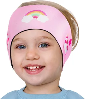 HeySplash Swimming Headband, Swimming Earplugs Ear Band Swimmer Ear Protection Kids Ear Plugs, Elastic Neoprene Ear Guard and Hair Guard for Kids & Toddlers, Keep Water Out and Hold Earplugs in