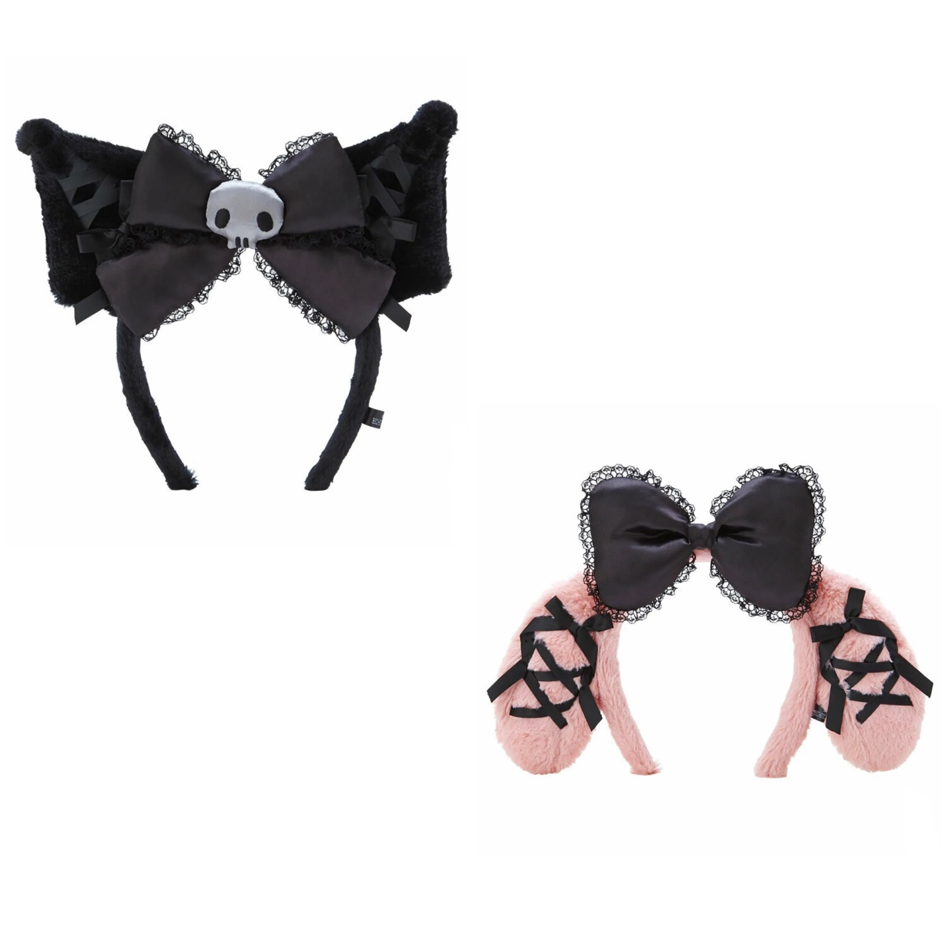 Kuromi / My Melody Clips / Headband (Midnight melochro)