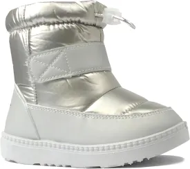REDVOLUTION Kids Boots Toddler Girls Cute Butterfly Bow | PomPom PU leather Boot (Toddler/Small Kid)
