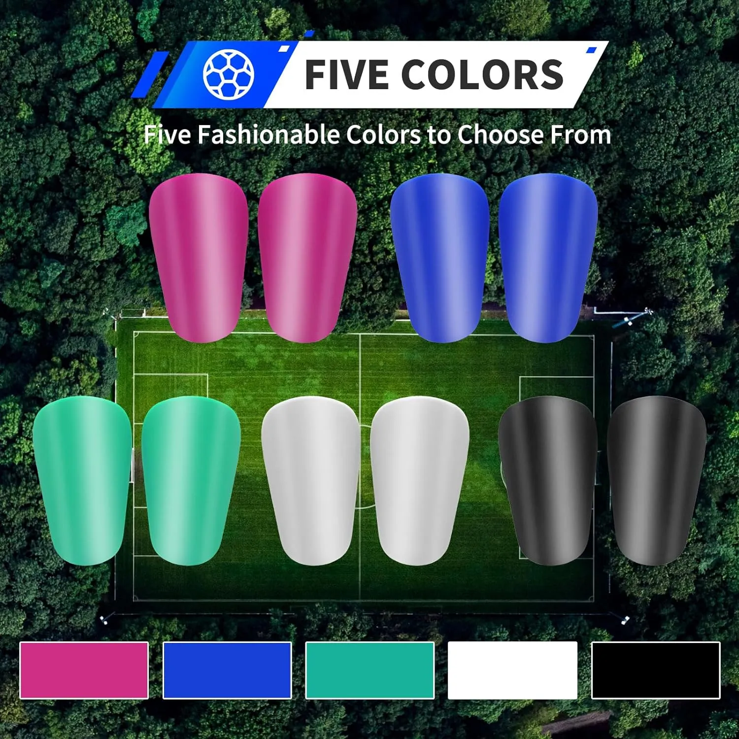 Soccer Extra Mini Shin Guards for Toddler Kids Youth and Adults - Ultra Miniature Shin Guards Soccer - Extra Small Shin Pads So Light and Comfortable