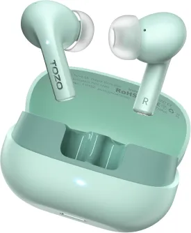 TOZO E2 Wireless Earbuds with 2 Mics AI Call Noise Cancellation, 10mm Drivers with Powerful Bass, App Customize 32 EQs, 30H Playtime, Bluetooth 5.3 Ear Buds, Comfort Fit in-Ear Headphones