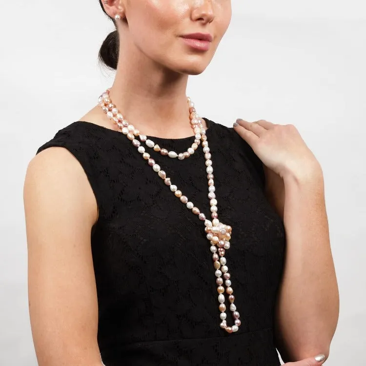 Women's 8-9mm Freshwater Pearl Necklace 160cm/64In long