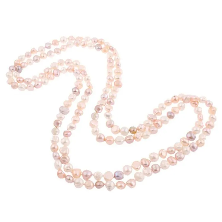 Women's 8-9mm Freshwater Pearl Necklace 160cm/64In long