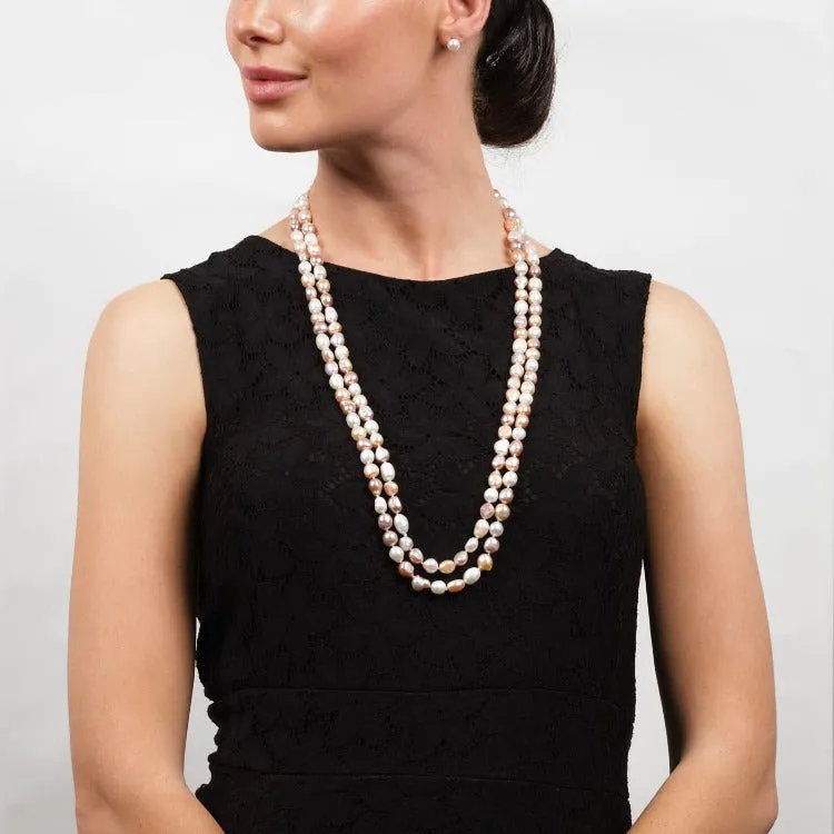 Women's 8-9mm Freshwater Pearl Necklace 160cm/64In long