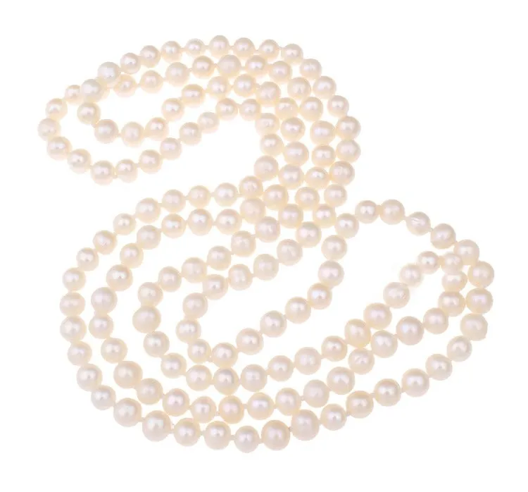 Women's 8-9mm Freshwater Pearl Necklace 160cm/64In long
